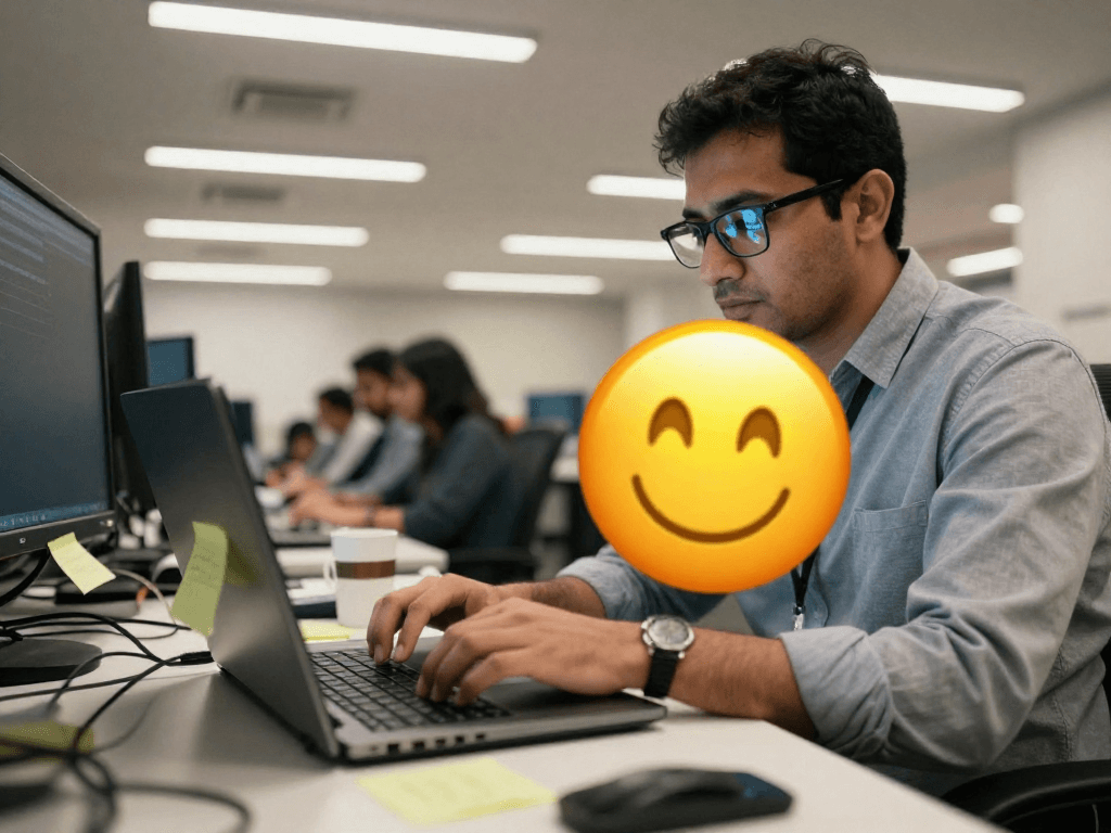 Remove the emoji sticker cover...