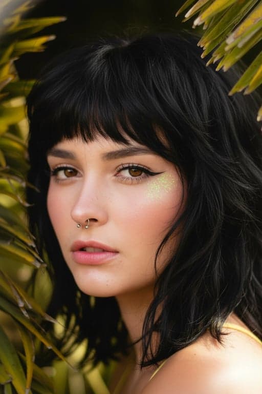 Wolf cut filter after pic – woman with short wolf cut